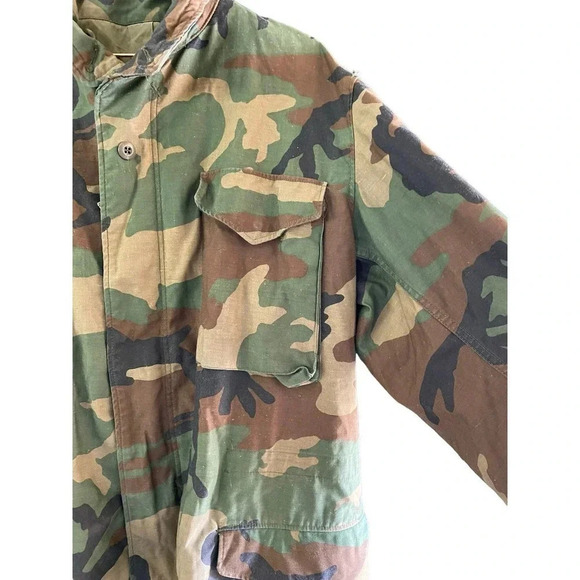 Rothco Men's US Army Woodland Camo Ultra Force Field Coat Jacket Size Large - Picture 3 of 3
